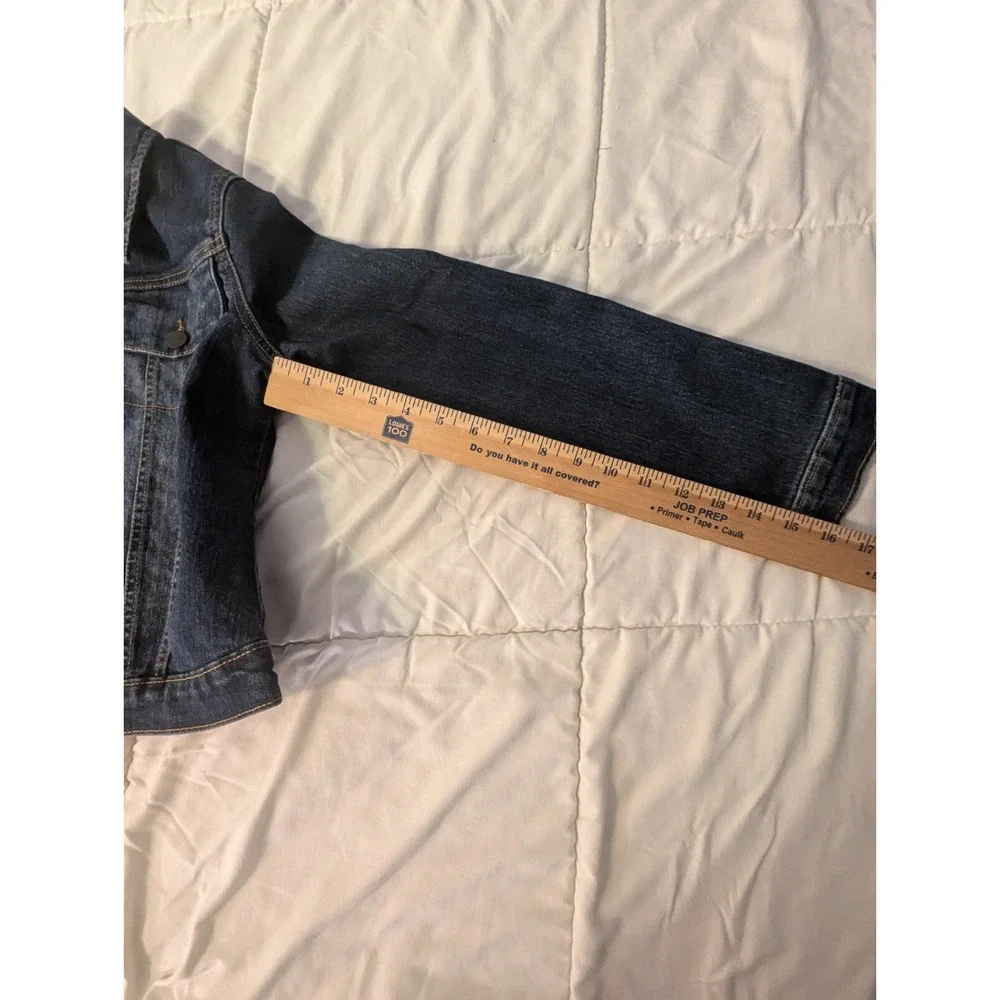 The Childrens Place Denim Youth Girl's Blue Cotton Blend Jeans Jacket Sz XXL 16‎
